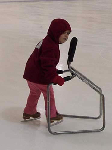 Ella on the ice