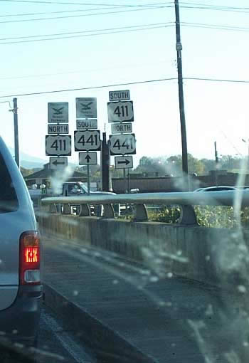 How they give directions in the Smoky Mountains