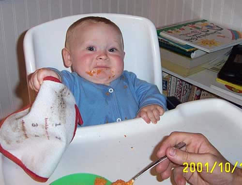 He still doesn't like carrots