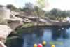 Blue Hole - 81ft of artisian water in Arizona...and they scuba dive in it (36,695 bytes)