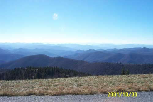 Can you tell why they're called the Blue Ridge Mountains?