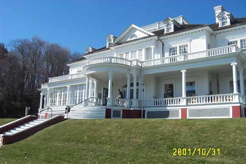 This was one the vacation home of the Moses Cone family