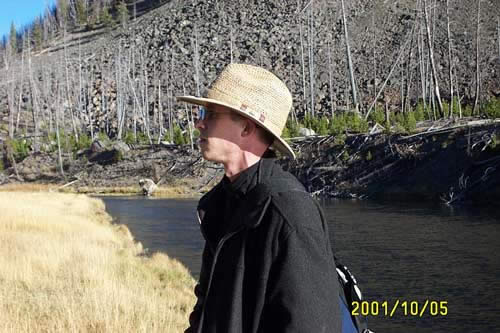 Chris stares down the elk